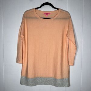 Lilly Pulitzer Women’s Dayna Coolmax Sweater Coral Peach Pink Size Small